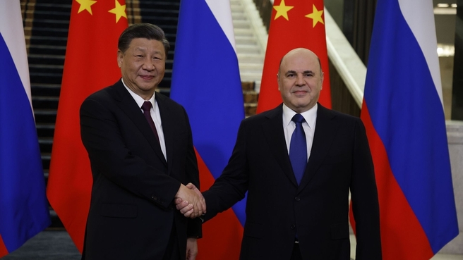 Meeting of Mikhail Mishustin with the President of the People's Republic of China Xi Jinping